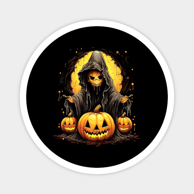 Eerie Halloween Ghoul Art Magnet by Captain Peter Designs